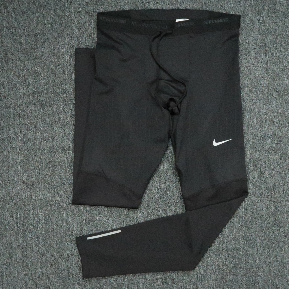 Nike Pants Mens Medium Black Phenom Elite Tight Running Dri FIT Performance